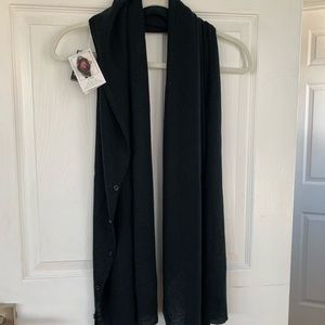 Selah V Fashion Shawl with buttons